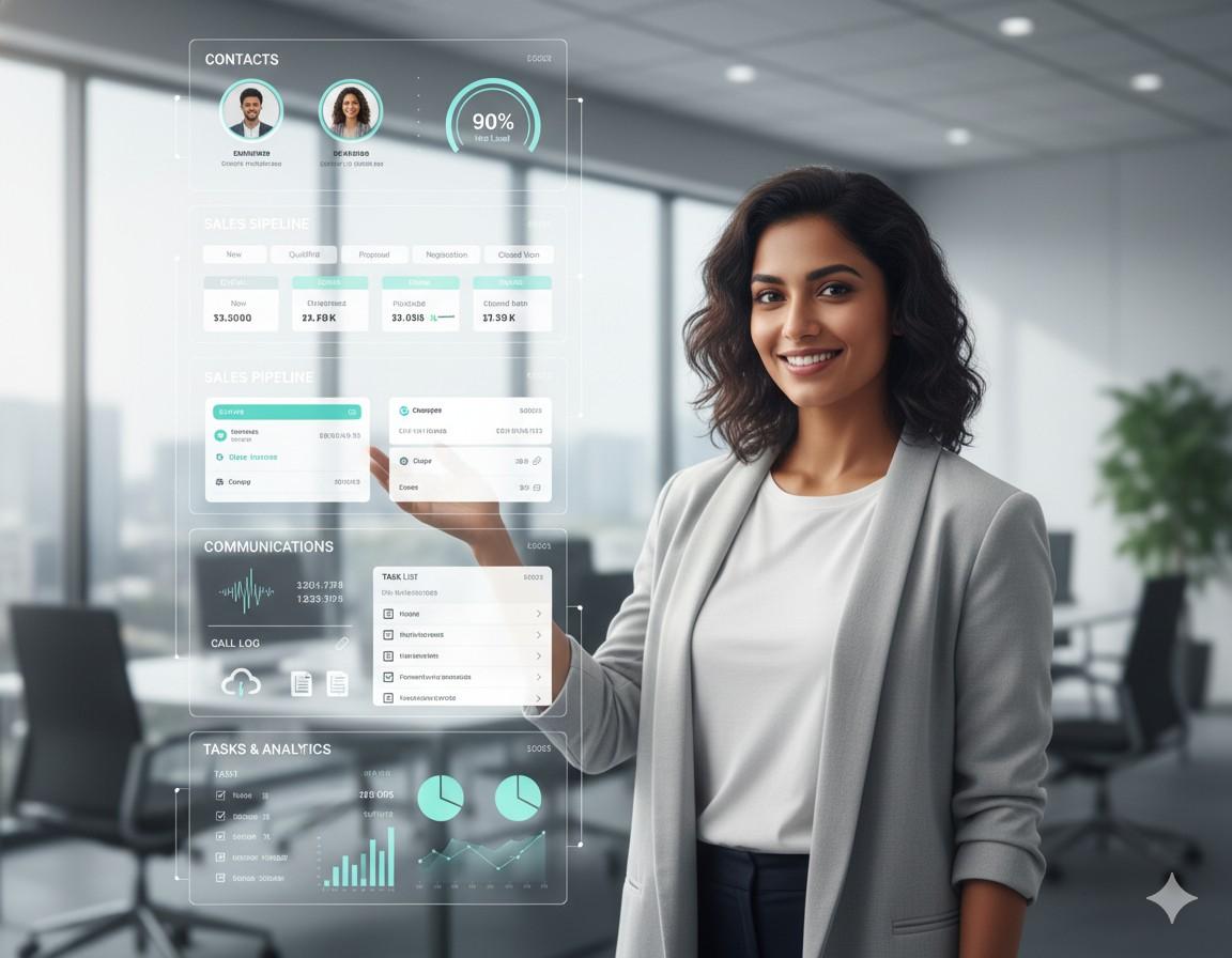 CRM Dashboard Preview